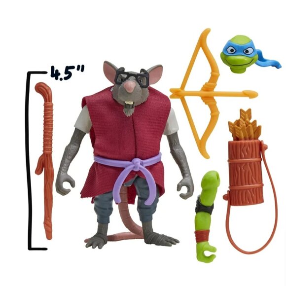 Tales of Teenage Mutant Ninja Turtles: Mutations Mix and Match 4.5” Splinter - Picture 4 of 8